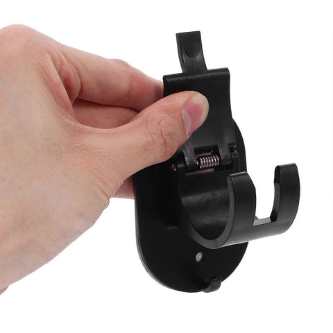2pcs No-Drill Curtain Rod Brackets, Easy Clip Holders for Rods
