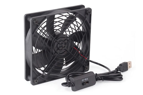USB Cooling Fan with Speed Controller for Computer Case PC CPU Case DC 5V Office Use