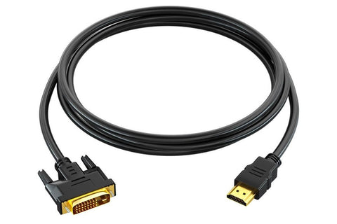 HDMI to DVI-D 24+1 Pin Digital Cable Lead for HDTV PS3 PS4 Switch 360 TV - 1.5m