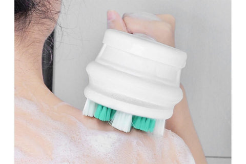 Electric Back Scrubber Body Brush Exfoliating Bath Brush for Shower - Gray