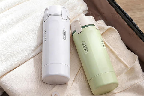 4 in 1 Travel Dispenser with 30ml Travel Bottles Travel Bottles for Shampoo Lotion - White