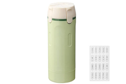 4 in 1 Travel Dispenser with 30ml Travel Bottles Travel Bottles for Shampoo Lotion - Green