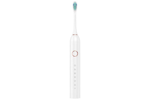 22000 VPM Electric Toothbrush for Adults with 10 Brush Heads and 6 Modes Toothbrush Sets - White