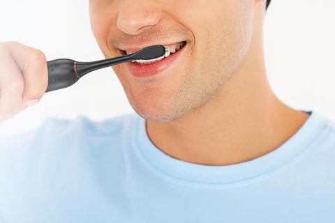 22000 VPM Electric Toothbrush for Adults with 10 Brush Heads and 6 Modes Toothbrush Sets - Black