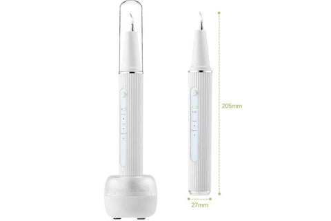 Teeth Cleaning Kit Plaque Remover Tartar Remover with 4 Replaceable Heads Rechargeable Teeth Cleaning Plaque Remover for Home