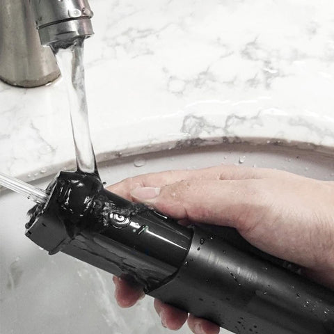 Water Flosser 3 Modes and IPX7 Waterproof Travel Water Flossers for Teeth and Braces - Black