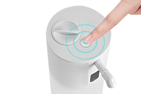 Rechargeable Portable Automatic Mouthwash Dispenser for Bathroom -White