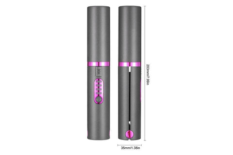 Cordless Hair Straightener and Curler 2 in 1 Mini Ceramic Flat Iron for Travel