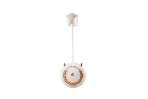 Hands-Free Hair Dryer Holder Adjustable Lazy Bracket -White-gold
