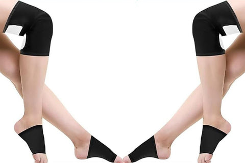 9Pcs Castor Oil Pack Kit Compress Reusable Wrap Belt Inflammation Toxin Remover Set -Black