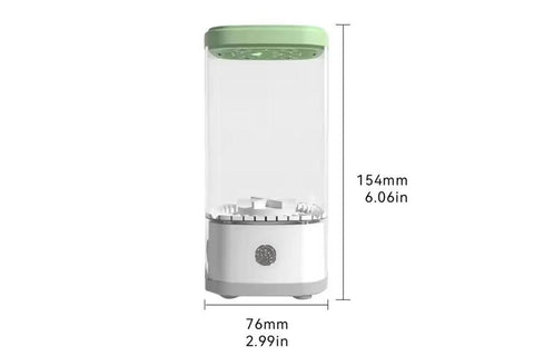 Electric Makeup Brush Cleaner and Dryer Machine Automatic Brush Super Fast Cleaning Tool -White