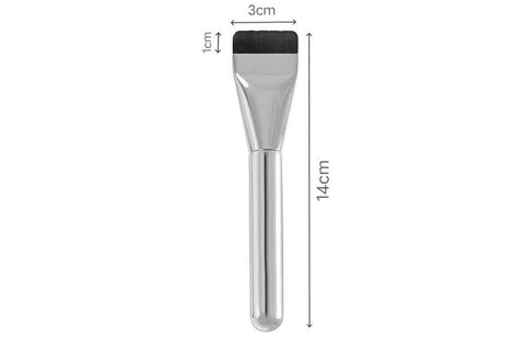 4 Pack Flat Foundation Brush Straight Head Makeup Brush for Liquid Foundation Face Mask