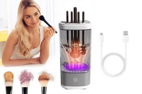 Electric Makeup Brush Cleaner for All Size Makeup Brushes