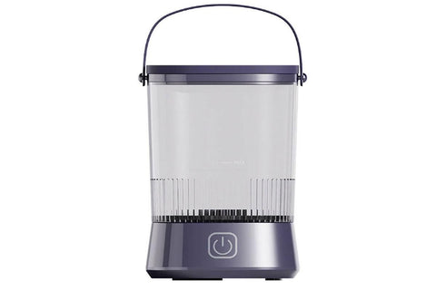 Water-Resistant Electric Makeup Brush Cleaner Automatic Brush Cleaner Dryer Tool -Purple