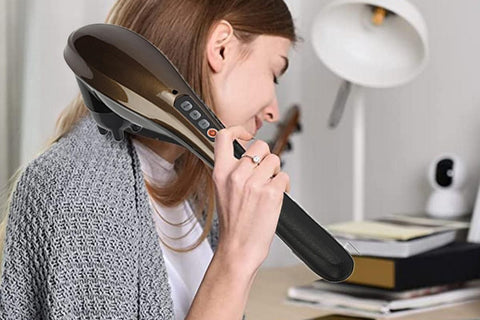 Rechargeable Hand Held Deep Tissue Massager for Muscles