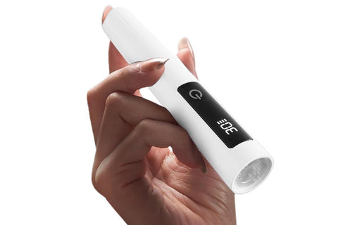 Portable Touch Nail Lamp - Cordless Mini LED Gel Curing UV Light with Timer - White