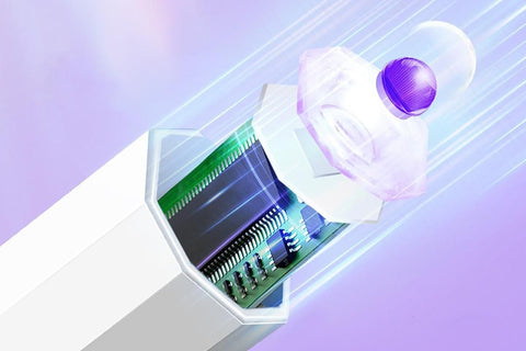 Handheld UV Nail Lamp Portable Gel Nail Dryer for Home Salon Use - White