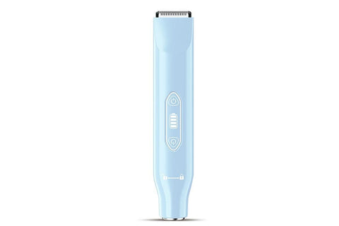 3-in-1 Electric Shaver Nose Hair Trimmer for Face Body Bikini Underarm and Legs - Blue
