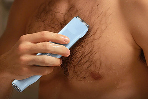 3-in-1 Electric Shaver Nose Hair Trimmer for Face Body Bikini Underarm and Legs - Blue