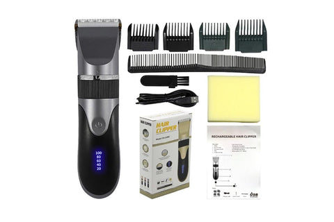 Hair Clippers for Men Professional Cordless Barber Clippers Cutting Mens Hair Trimmer with 4 Guards Mens Cutting Kit -Rose Gold