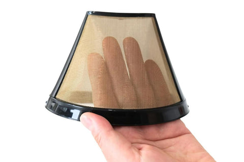 Stainless Steel Reusable Cone Shape Permanent Coffee Filter Mesh Basket 1pc