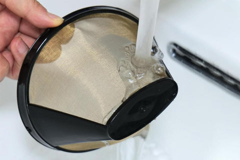 Stainless Steel Reusable Cone Shape Permanent Coffee Filter Mesh Basket 1pc