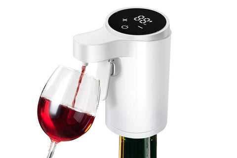 Smart Touch Screen Electric Wine Spirit Dispenser - Black