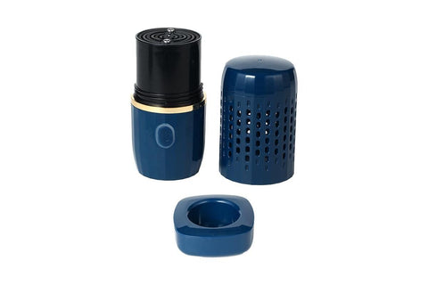 Portable Fruit and Vegetable Cleaning Machine Rechargeable Food Washing Purifier Vegetable Washer -Dark Blue