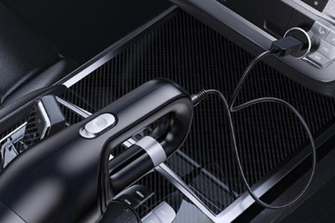 Cordless Handheld Car Vacuum Cleaner 10000Pa Strong Suction USB Rechargeable - Black