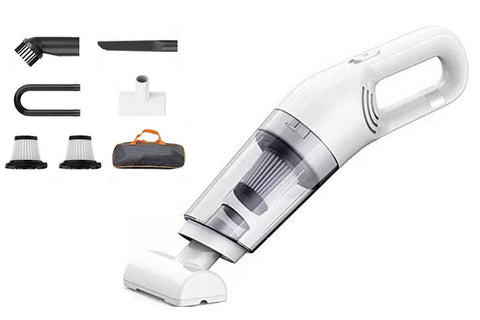 Cordless Handheld Car Vacuum Cleaner 10000Pa Strong Suction USB Rechargeable - Black