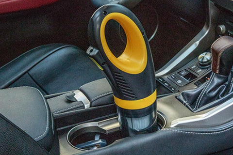 120W Cordless Car Vacuum Cleaner 9000Pa Handheld Portable Vacuum for Home Auto - Yellow