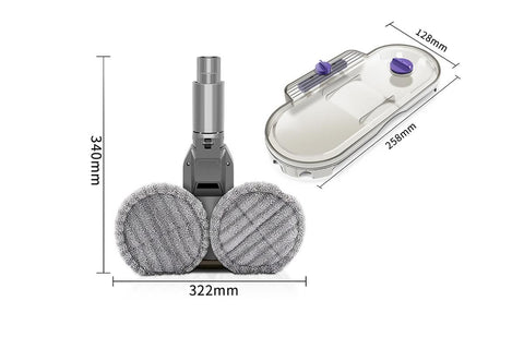 Electric Mop Head Attachment for Dyson V6 V7 V8 V10 V11 -Compatible with the Dyson V6