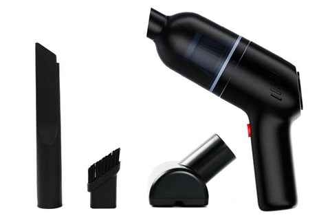 Handheld Car Vacuum Cleaner 9000Pa Rechargeable Portable Cordless Duster - Black