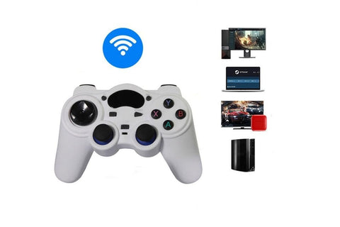 Wireless Gaming Controller for Android TV Box PC 2.4GHz Gamepad Joystick - White