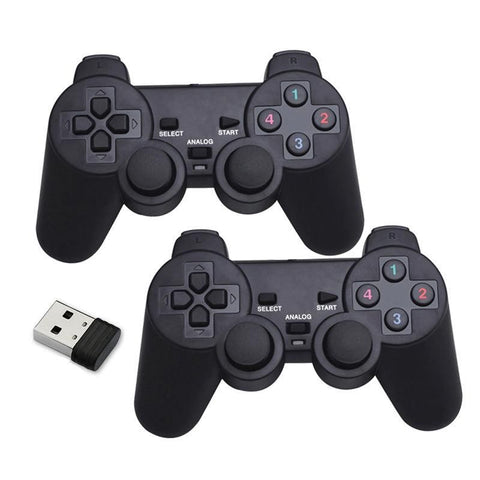 Wireless Gaming Controller for Android TV Box PC 2.4GHz Gamepad Joystick - White