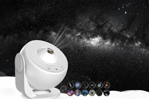 Galaxy Projector for Bedroom 13 Film Discs Projector - Black