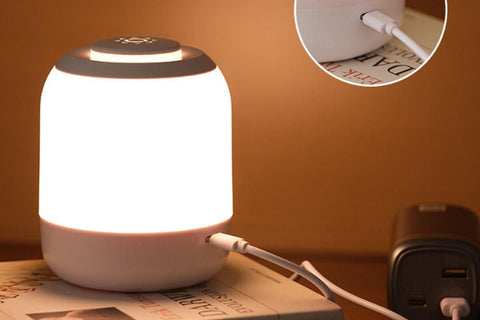 Night Light Dimmable Touch Lamp for Bedroom Room Touch Portable Table Bedside Lamp
