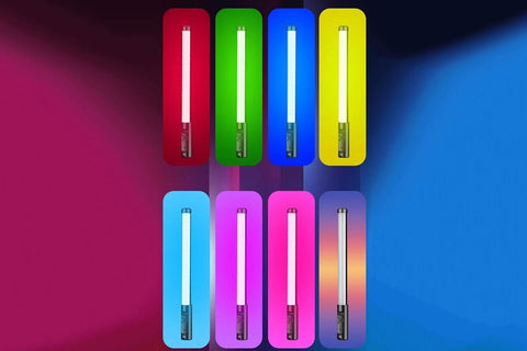 RGB Handheld LED Light Stick Dimmable Photography Lighting Wand