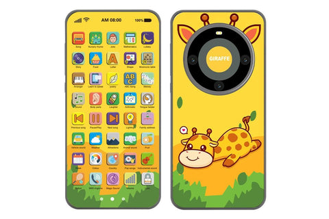 Learning Phone Toy with Over 10000 Educational Contents Touch Screen Early Education Gift - Rabbit