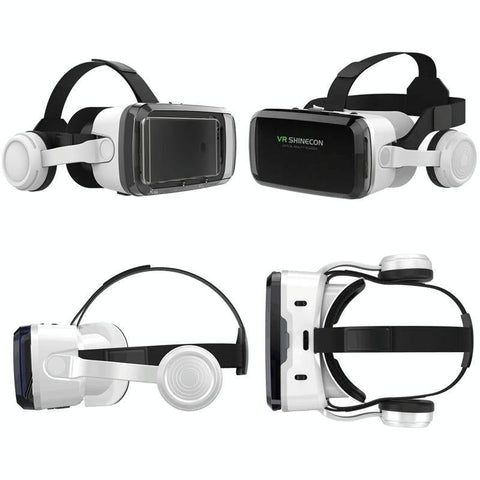 Wireless 3D VR Headset With Bluetooth - Compact