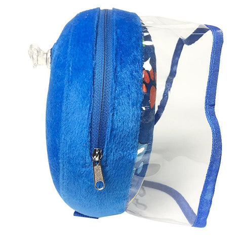 Soft Inflatable Pet Dog Cone Collar Anti Licking Scratching Blue - M