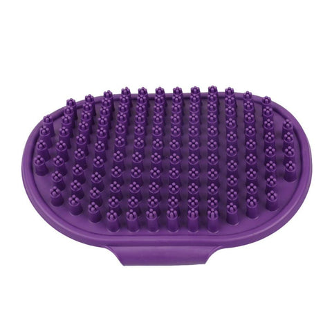2PCS Pet Grooming Tools Double-Sided Brush for Shedding and Bathing for Short/Long Haired Dogs Cats Purple