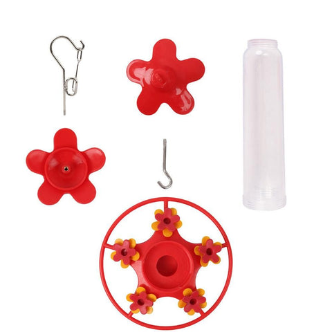 Outdoors Hanging Hummingbird Feeders with 5 Feeding Ports