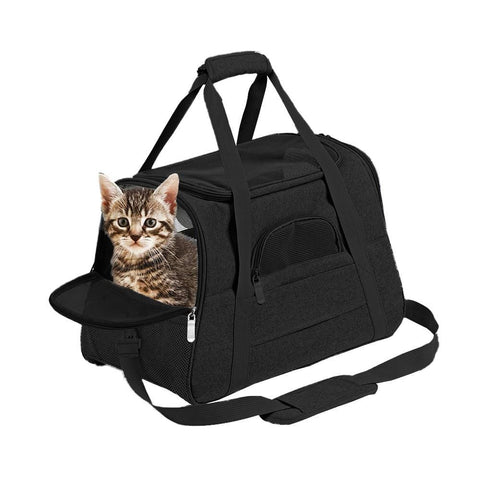 Cat Pet Carrier Travel Carrier Pet Bag for Small Medium Cats Pink