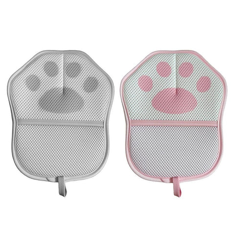 2 Pack Pet Hair Removal Gloves for Clothes Furniture & Car Interiors