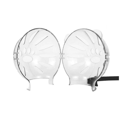 Transparent Cat Hood Astronaut Helmet Muzzle Mask Preventing Biting and Licking - Small