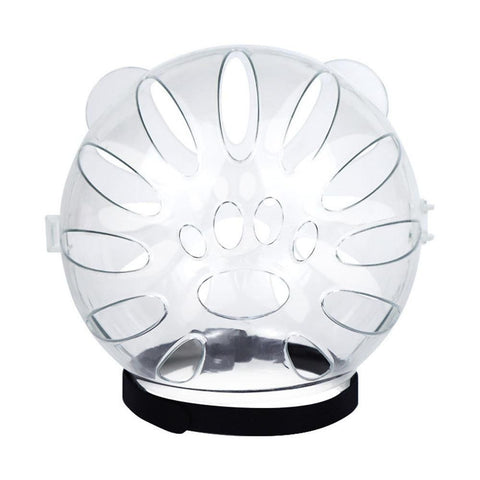 Transparent Cat Hood Astronaut Helmet Muzzle Mask Preventing Biting and Licking - Large