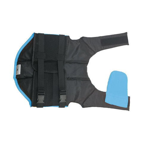 Dog Life Jacket Wings Pet Life Vest Adjustable Dog Flotation Swim Vest Blue - 2XL