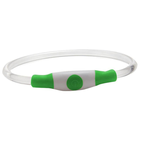 Light-Up Pet Dog Collars USB Rechargeable Pet Collar Adjustable Size Pet Collar Green - M