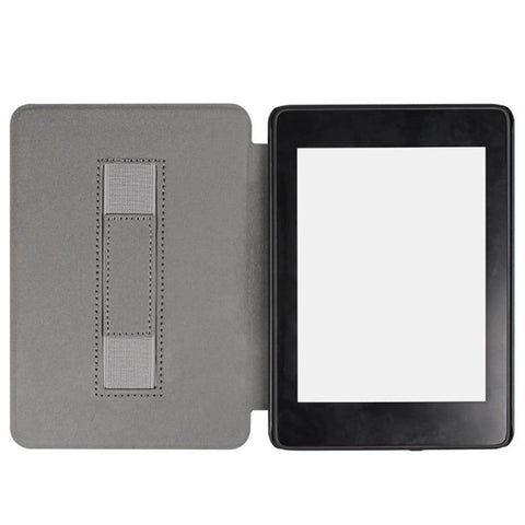 PU Leather Smart Cover Case with Auto Sleep and Wake for Kindle Paperwhite 12th 7-Inch - Grey
